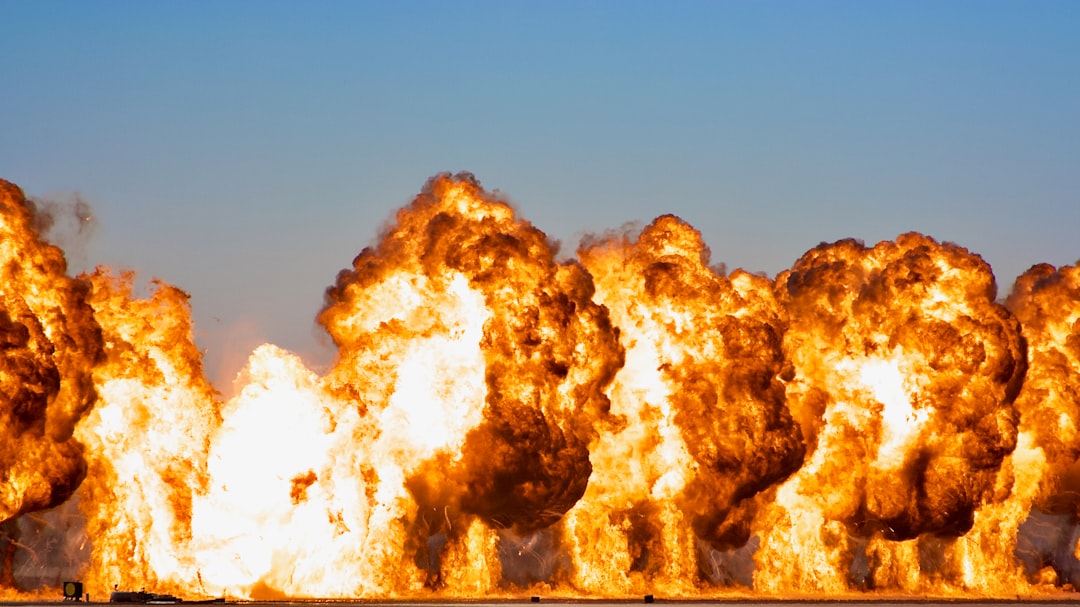 Flight-line explosion at 2010 Miramar Airshow.